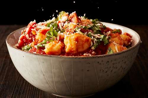 Νιόκι με Ρικότα και Ντομάτα