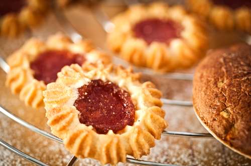 Μπισκότα με Μαρμελάδα