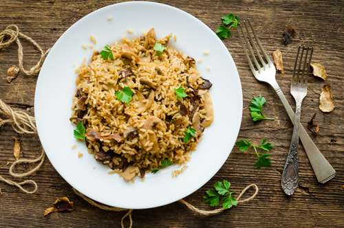 Ρύζι Πολίτικο με Μανιτάρια