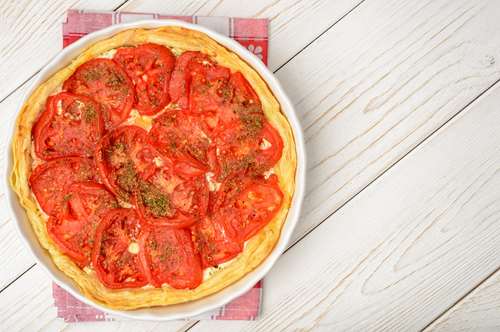 Τάρτα με Ντομάτα