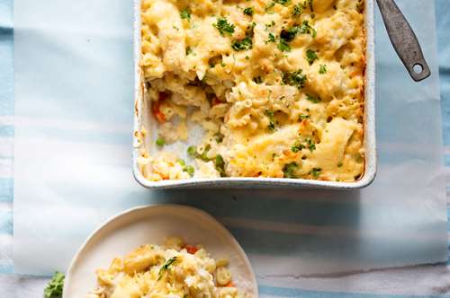 Κοφτό Μακαρονάκι στο Φούρνο με Τυριά