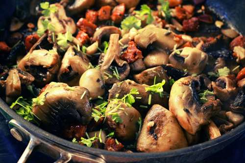 Μανιτάρια με Κύμινο