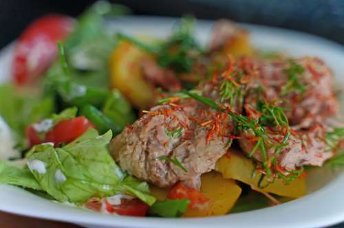 Μοσχαράκι με Κρόκο Κοζάνης