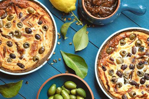 Ελιόπιτα µε Πορτοκάλι