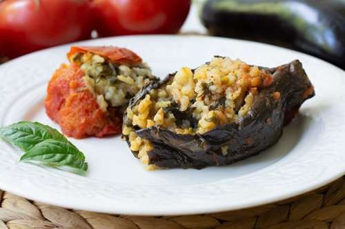 Μελιτζάνες με Πλιγούρι