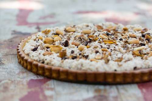 Γλυκιά Πίτσα με Φιστικοβούτυρο και Μπανάνα