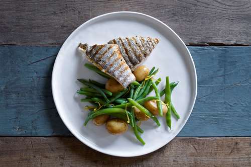 Πέρκα με Φασολάκια