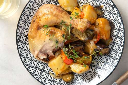 Κοτόπουλο και Μπριάμ 