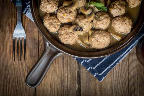Κεφτεδάκια με Μανιτάρια