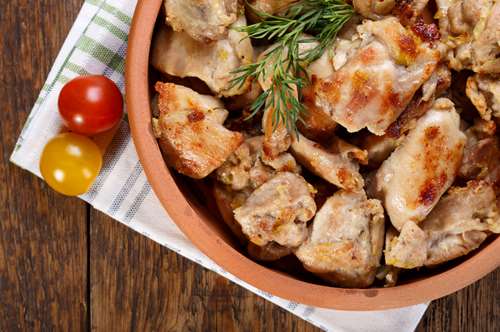 Τηγανιά με Κοτόπουλο και Πορτοκάλι