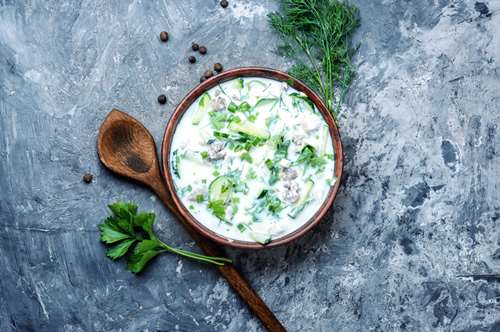 Σαλάτα με Άνηθο και Γιαούρτι