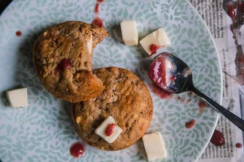 Μαλακά Μπισκότα Βατόµουρου µε Λευκή Σοκολάτα