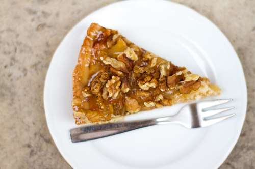 Τάρτα με Καρύδια και Μέλι