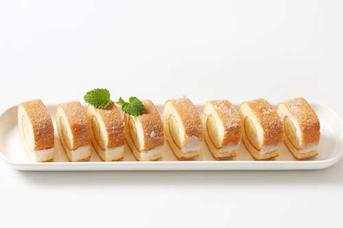 Ρολό Μπισκότου και Καρύδας