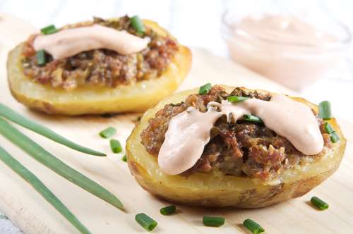 Βαρκούλες με Κιμά και Κρέμα