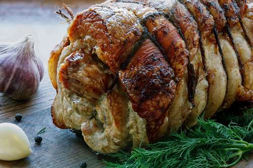 Χοιρινό Ρολό με Ελιές