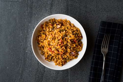 Ριζότο με Κιμά στο Φούρνο