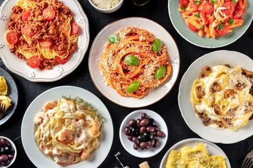 Πάστα- σάλτσα παντρολογήματα