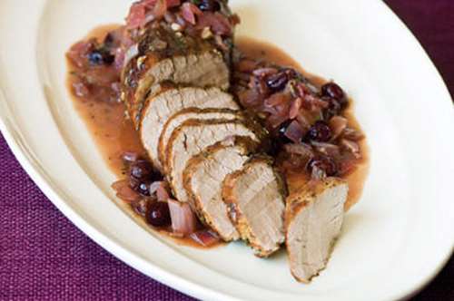 Ψαρονέφρι με κράνμπερις και μέλι