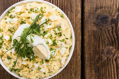 Πράσινη αβγοσαλάτα 