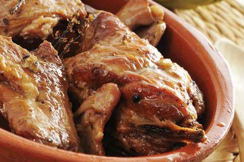 Κουνέλι με κάστανα