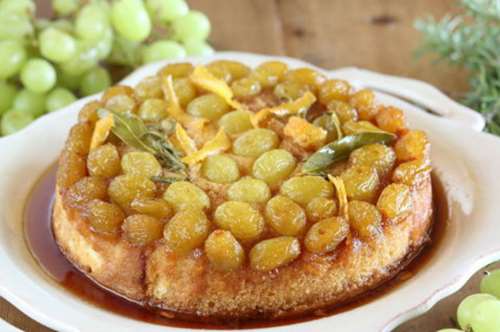 Κρέμα φούρνου με σταφύλια 