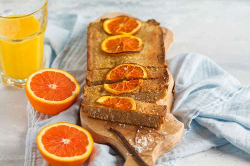 Κέικ πορτοκαλιού vegan