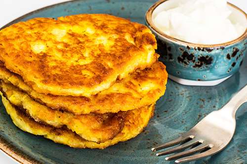 Τηγανίτες με ανθότυρο