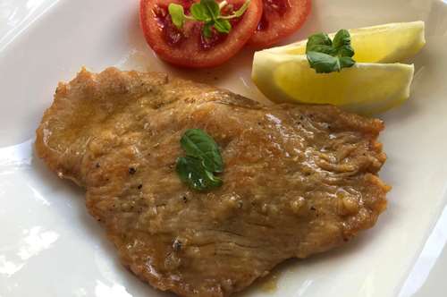 Χοιρινά σκαλοπίνια με κρασί Marsala