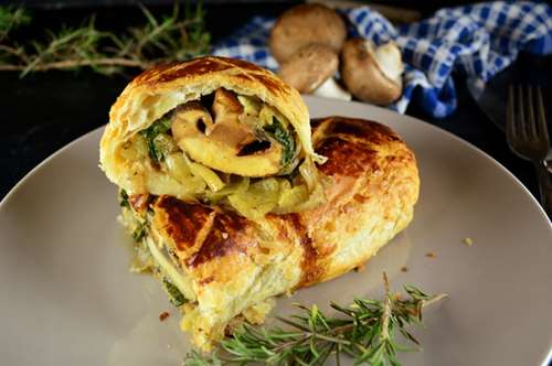 Vegan Wellington με μανιτάρια