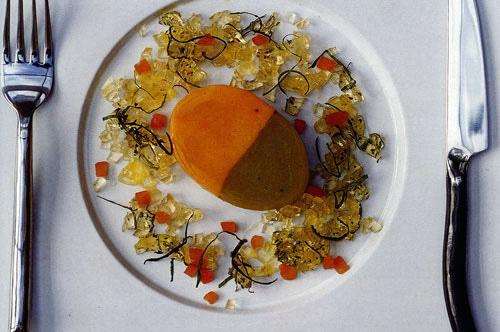 Μπαβαρουάζ από γλυκές πιπεριές (του Albert Roux)