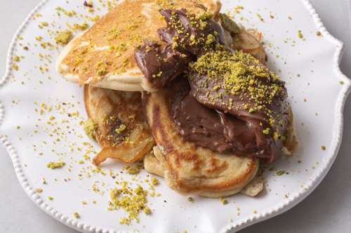 Pancakes Γεμιστά με Μπανάνα