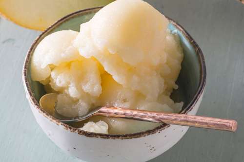 Σορμπέ Πεπόνι με Τζίντζερ