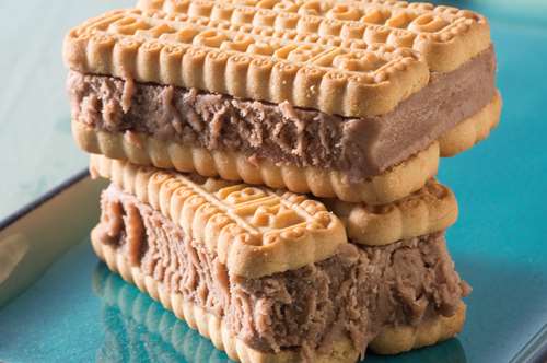 Παγωτό Σάντουιτς με Σοκολάτα Γάλακτος