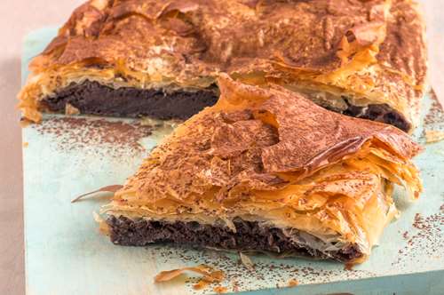 Μπουγάτσα με Κρέμα Σοκολάτας