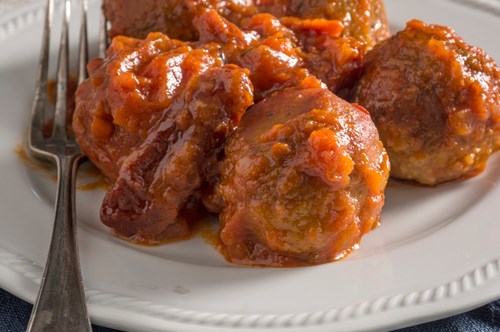 Κεφτεδάκια Κοτόπουλου με Λιαστές Ντομάτες