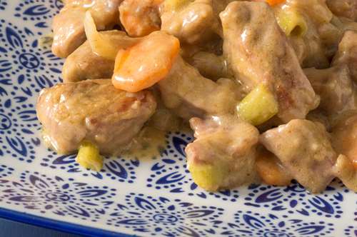 Χοιρινές Μπουκιές στο Τηγάνι με Σάλτσα Μπίρας