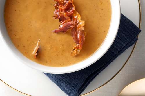 Βελούδινη Σούπα με Κολοκύθα και Προσούτο