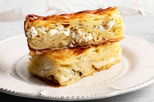 Πιτάκια με Κοπανιστή Μυκόνου