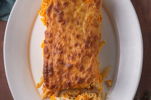 Παστίτσιο με Κρέμα από Κόκκινη Κολοκύθα