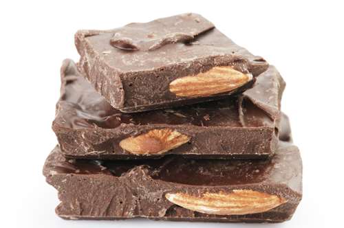 Σοκολατάκια με Αμύγδαλα