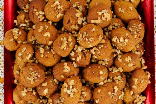 Μελομακάρονα με Ελαιόλαδο