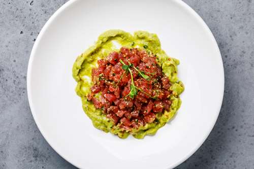 Ταρτάρ Τόνου με Αβοκάντο