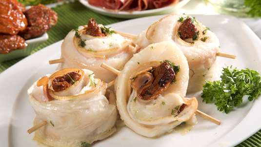 Ψάρι σε Ρολά με Λαχανικά