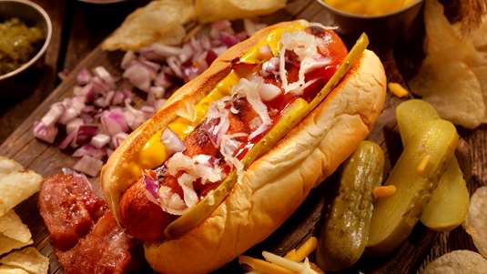 Bacon Cheeseburger Hot Dog