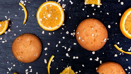 Μπισκότα με Μαρμελάδα Πορτοκάλι