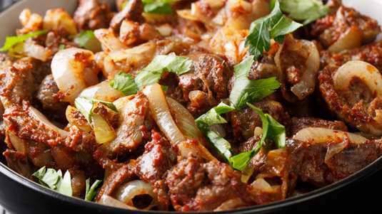 Συκωτάκια Κοτόπουλου Κρασάτα