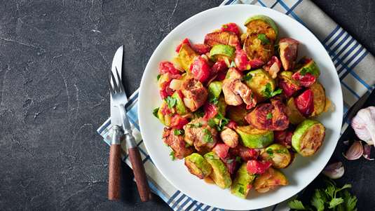 Κοτόπουλο με Κολοκυθάκια