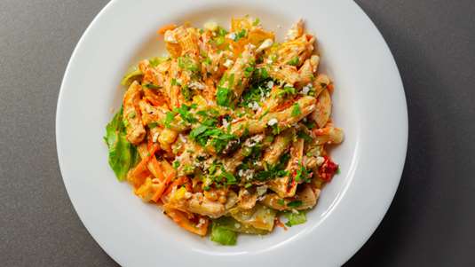 Μακαρόνια με Σάλτσα Μουστάρδας