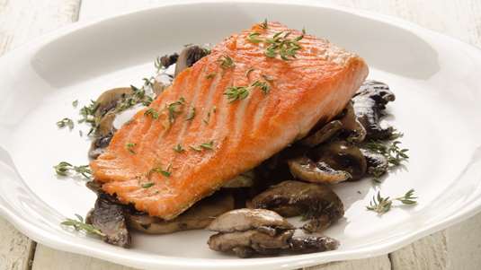 Ψάρι με Μανιτάρια